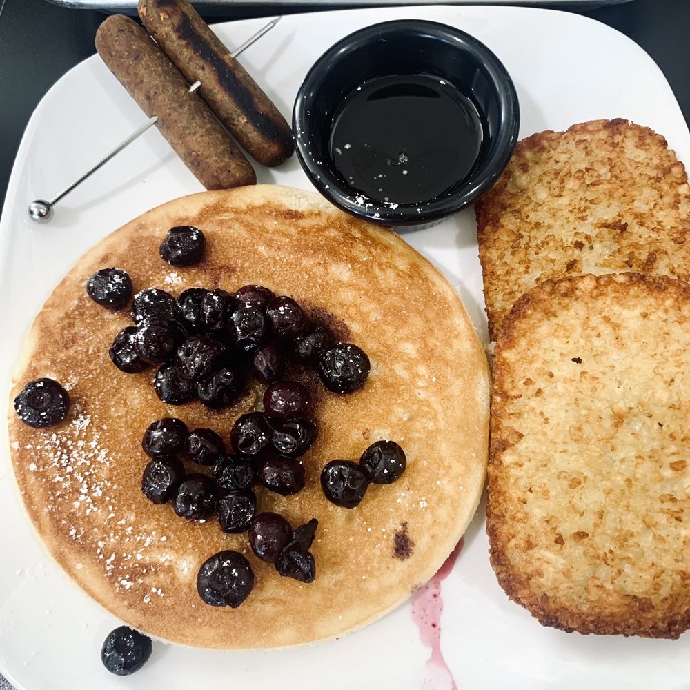 4th & State - Blueberry Pancake Meal - Vegan Near Me - Columbus, Ohio 4th & State - Blueberry Pancake Meal - Vegan Near Me - Columbus, Ohio