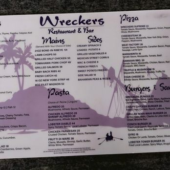 Wreckers Restuarant - Menu - Coffee & Tea Near Me Wreckers Restuarant - Menu - Coffee & Tea Near Me