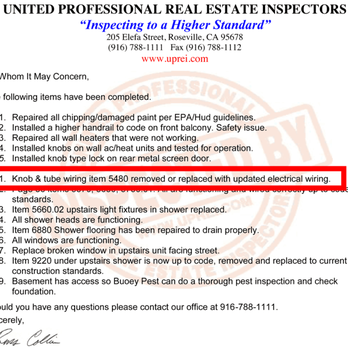 United Property Inspectors - Look through the other photo's and determine for yourself how negligent the inspection was. - Home Inspectors Near Me United Property Inspectors - Look through the other photo's and determine for yourself how negligent the inspection was. - Home Inspectors Near Me