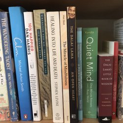 Jenny Wood Wellness - One of Jenny's many bookshelves