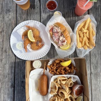 Paul's Daughter - Fried shrimp, calamari, corndog, fries, margarita and modelo draft. - Hot Dogs Near Me - Brooklyn, New York Paul's Daughter - Fried shrimp, calamari, corndog, fries, margarita and modelo draft. - Hot Dogs Near Me - Brooklyn, New York