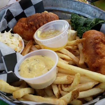 Brooklyn Crab - Fish and chips. The batter was not so good. - Seafood Near Me - Brooklyn, New York