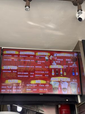 Menu photo 1 La Chingada Taqueria San Jose, CA