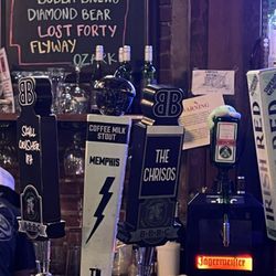 Copper Penny Pub - Some of the beers available. Lots more to choose from.