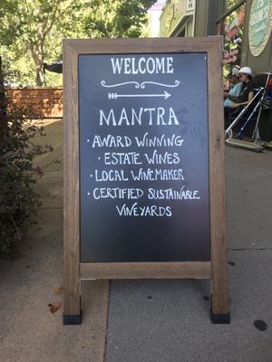 Menu photo 7 Mantra Wines Novato, CA