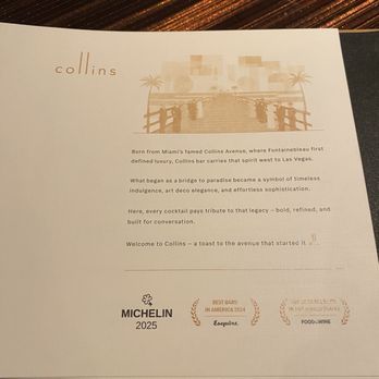 Collins - Front page menu (about) - Cocktail Bars Near Me - Las Vegas, Nevada Collins - Front page menu (about) - Cocktail Bars Near Me - Las Vegas, Nevada