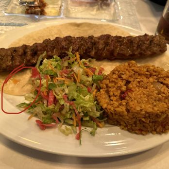 Ottoman Taverna - Adana Kebab - plate missing Turkish salsa. Not that what you expect from a Michelin restaurant. - Mediterranean Near Me - Washington, DC, District of Columbia Ottoman Taverna - Adana Kebab - plate missing Turkish salsa. Not that what you expect from a Michelin restaurant. - Mediterranean Near Me - Washington, DC, District of Columbia