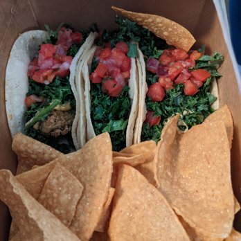 Kale My Name - Taco trio - Vegetarian Near Me - Chicago, Illinois Kale My Name - Taco trio - Vegetarian Near Me - Chicago, Illinois