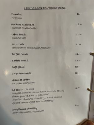 Menu photo 4 Restaurant le National Versoix, GE Menu photo 4 Restaurant le National Versoix, GE