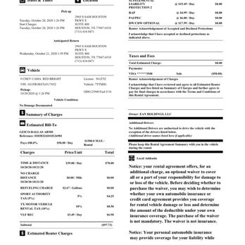 Enterprise Rent-A-Car - Rental agreement - Car Rental Near Me - Houston, Texas Enterprise Rent-A-Car - Rental agreement - Car Rental Near Me - Houston, Texas