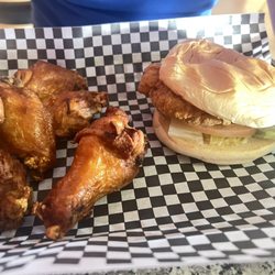 PW’s - Chicken sandwich and wings