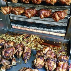 Marché Raspail - Rotisserie chicken & potatoes, look for the friendly Asian man who runs this booth.