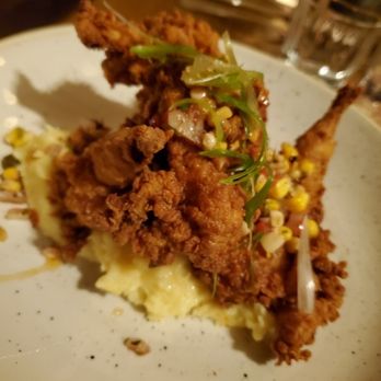 Supper - fried smoked quail. - New American Near Me - San Antonio, Texas Supper - fried smoked quail. - New American Near Me - San Antonio, Texas