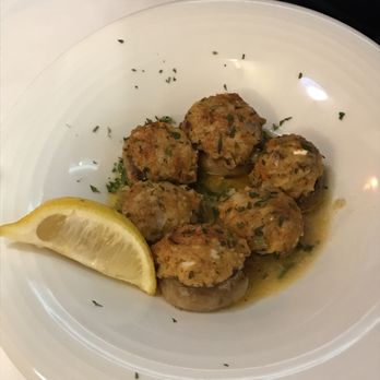 Saybrook Fish House - 10/2/21  Baked stuffed mushroom app. - Seafood Near Me - Rocky Hill, Connecticut