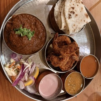 Surmai - Shrimp Thali - Indian Near Me - Sunnyvale, California Surmai - Shrimp Thali - Indian Near Me - Sunnyvale, California