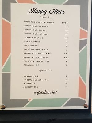 Menu photo 8 Harbour Oyster + Bar Vancouver, BC Menu photo 8 Harbour Oyster + Bar Vancouver, BC