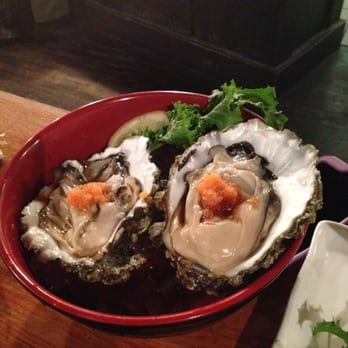 Kenka - Some big-ass oysters! - Kaibutsu Namagaki, fresh monster oysters ($7.00) - Sushi Bars Near Me - New York, New York