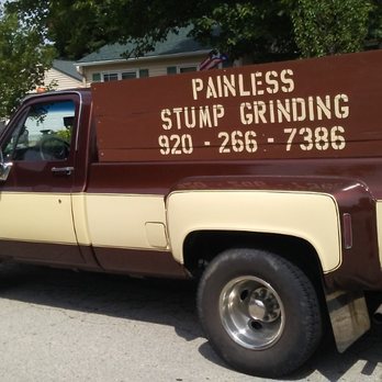 Painless Stump Grinding - This is my classic 1985 work truck. Always eager to show up and get the job done. - Tree Services Near Me