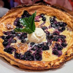 Juliette Restaurant - March 3, 2024; Blueberry Pancake ($17).