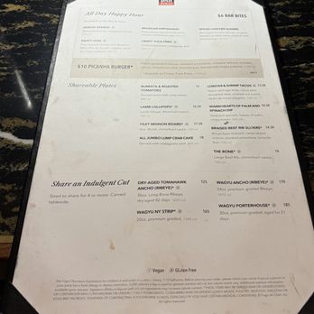Fogo de Chão - Filthy menu - Steakhouses Near Me - New York, New York