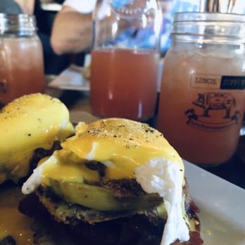 Lunch. Supper! - Yummy! Classic egg Benedict - New American Near Me - Richmond, Virginia