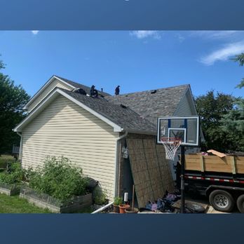 Lifetime Construction & Restoration - Before new siding. With new shingles - Roofing Near Me - Maplewood, Minnesota