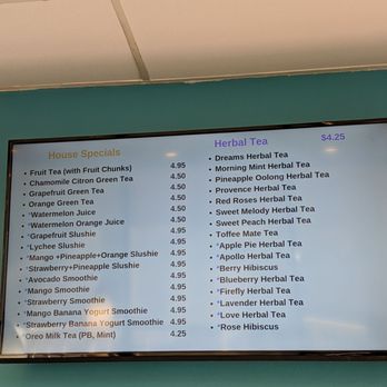 Tea Annie - Menu Jan 2019 - Bubble Tea Near Me - Los Altos , California Tea Annie - Menu Jan 2019 - Bubble Tea Near Me - Los Altos , California