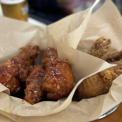 KB Chicken - Half/half yangnyum and fried chicken