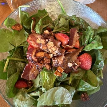 Tidewater Taphouse - Spinach and strawberries salad - New American Near Me - Seward, Alaska Tidewater Taphouse - Spinach and strawberries salad - New American Near Me - Seward, Alaska