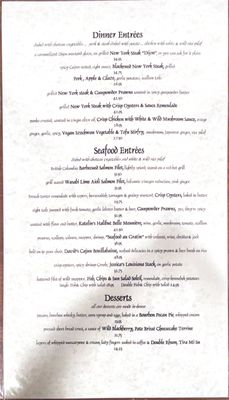 Menu photo 1 Laughing Oyster Powell River, BC