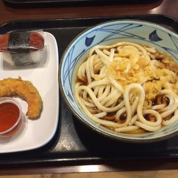 Marugame Udon - Cold udon - PERFECT for the warm weather with a side of melon tempura (1/2016) - Japanese Near Me - Honolulu, Hawaii