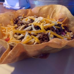 I totally recommend the beef taco salad. It was delicious! I totally recommend the beef taco salad. It was delicious!