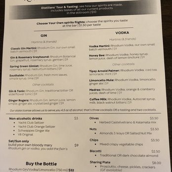 Rhode Island Spirits - Such interesting drinks! - Distilleries Near Me - Pawtucket, Rhode Island