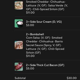 What I ordered