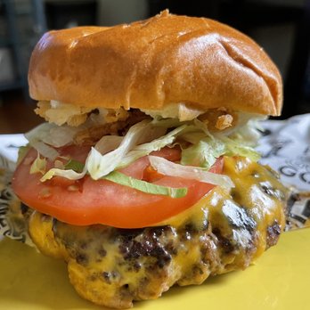 Guy Fieri's Flavortown Kitchen - "Real Cheezy Burger" - Food Delivery Services Near Me