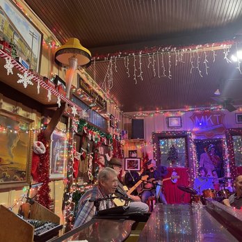 Donn's Depot - a man sitting at the bar - Dive Bars Near Me - Austin, Texas