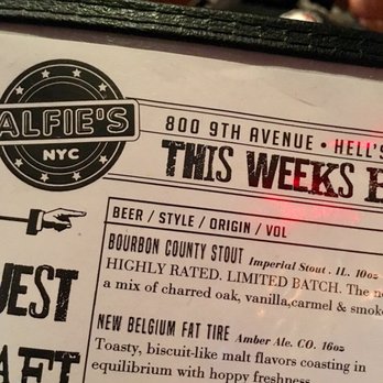 Alfie's - New American Near Me - New York, New York