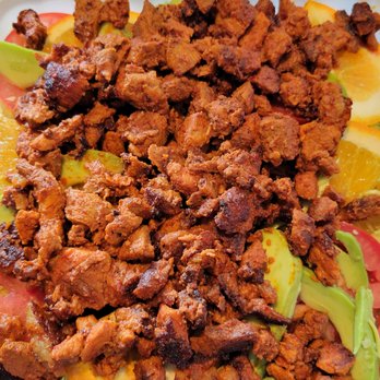 Taqueria Pacifica - Salad with Al Pastor (BBQ Pork) - Mexican Near Me - Pacifica, California Taqueria Pacifica - Salad with Al Pastor (BBQ Pork) - Mexican Near Me - Pacifica, California