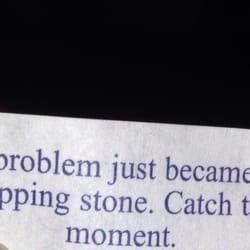Top's China Resturant - Fortune Cookie
