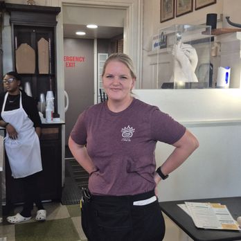 Crown Candy Kitchen - Emma, great waitress - Candy Stores Near Me - St. Louis, Missouri