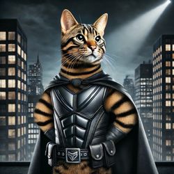 BluePearl Pet Hospital - Dexter, pictured here (really him, but the costume is AI), is being treated for small cell lymphoma.