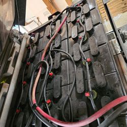 GB Industrial Battery Service - Full battery setup in normal operating condition.
