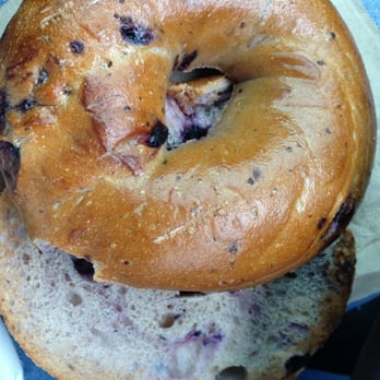Panera Bread - Blueberry bagel done just right! - Salad Near Me - Tomball, Texas Panera Bread - Blueberry bagel done just right! - Salad Near Me - Tomball, Texas