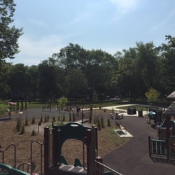 Patriarche Park - Rotating mushroom, cling trees, swing, mushroom table, music maker.
