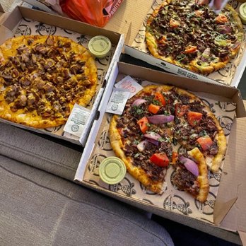 Pablito's Pizza - Oinkster on left lomo saltado the two on right - Food Trucks Near Me - North Hollywood, California Pablito's Pizza - Oinkster on left lomo saltado the two on right - Food Trucks Near Me - North Hollywood, California