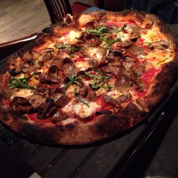 Providence Coal Fired Pizza - Housemade sausage and mushrooms. - Pizza Near Me - Providence, Rhode Island Providence Coal Fired Pizza - Housemade sausage and mushrooms. - Pizza Near Me - Providence, Rhode Island