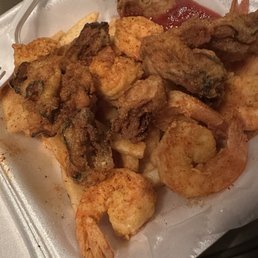 Fried Jumbo Shrimp (shell off tail on) Fried Oyster Fries Fried Jumbo Shrimp (shell off tail on) Fried Oyster Fries