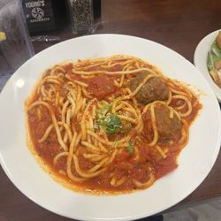 Spaghetti and meatballs