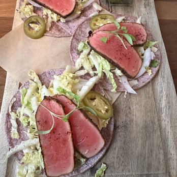 Toro Toro - Blackened Tuna Taco - Steakhouses Near Me - Houston, Texas Toro Toro - Blackened Tuna Taco - Steakhouses Near Me - Houston, Texas