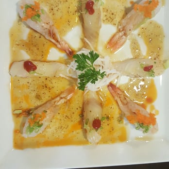 Sato Sushi - Fresh halibut and sweet shrimp with authentic dressing made by Chef Tong! - Japanese Near Me - Upland, California Sato Sushi - Fresh halibut and sweet shrimp with authentic dressing made by Chef Tong! - Japanese Near Me - Upland, California
